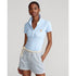 POLO RALPH LAUREN SLIM FIT STRETCH POLO SHIRT- SKY BLUE